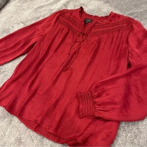 Elegant Red Women's Top